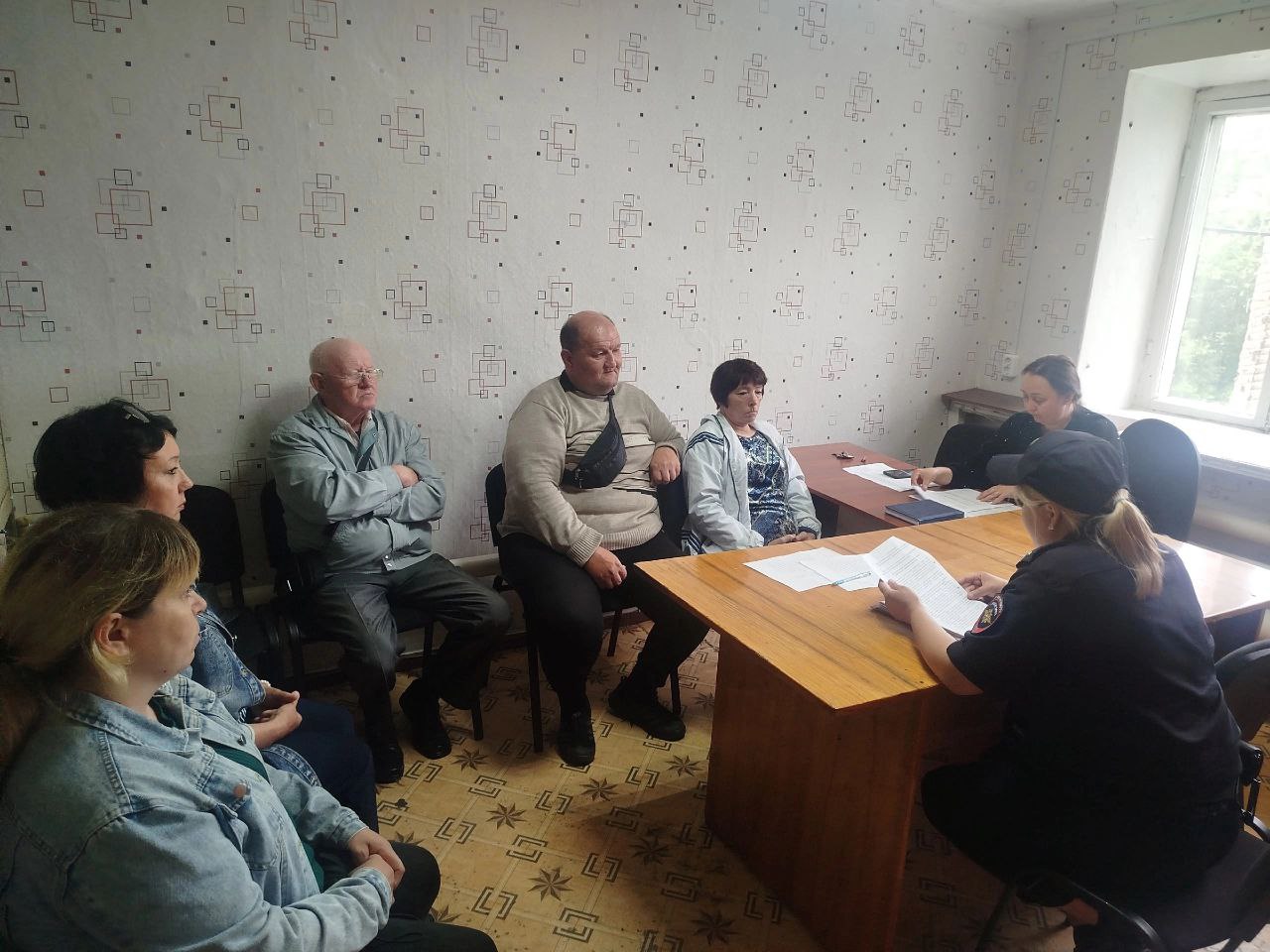 Заседание районного штаба народной дружины муниципального образования «Муниципальный округ Сюмсинский район Удмуртской Республики».